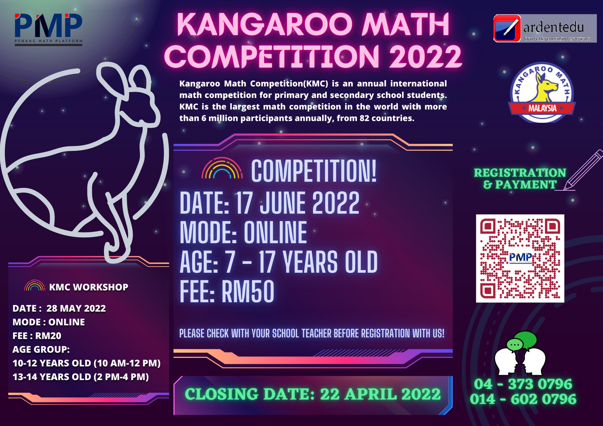 Kangaroo Math Competition (KMC) Competition Penang STEM