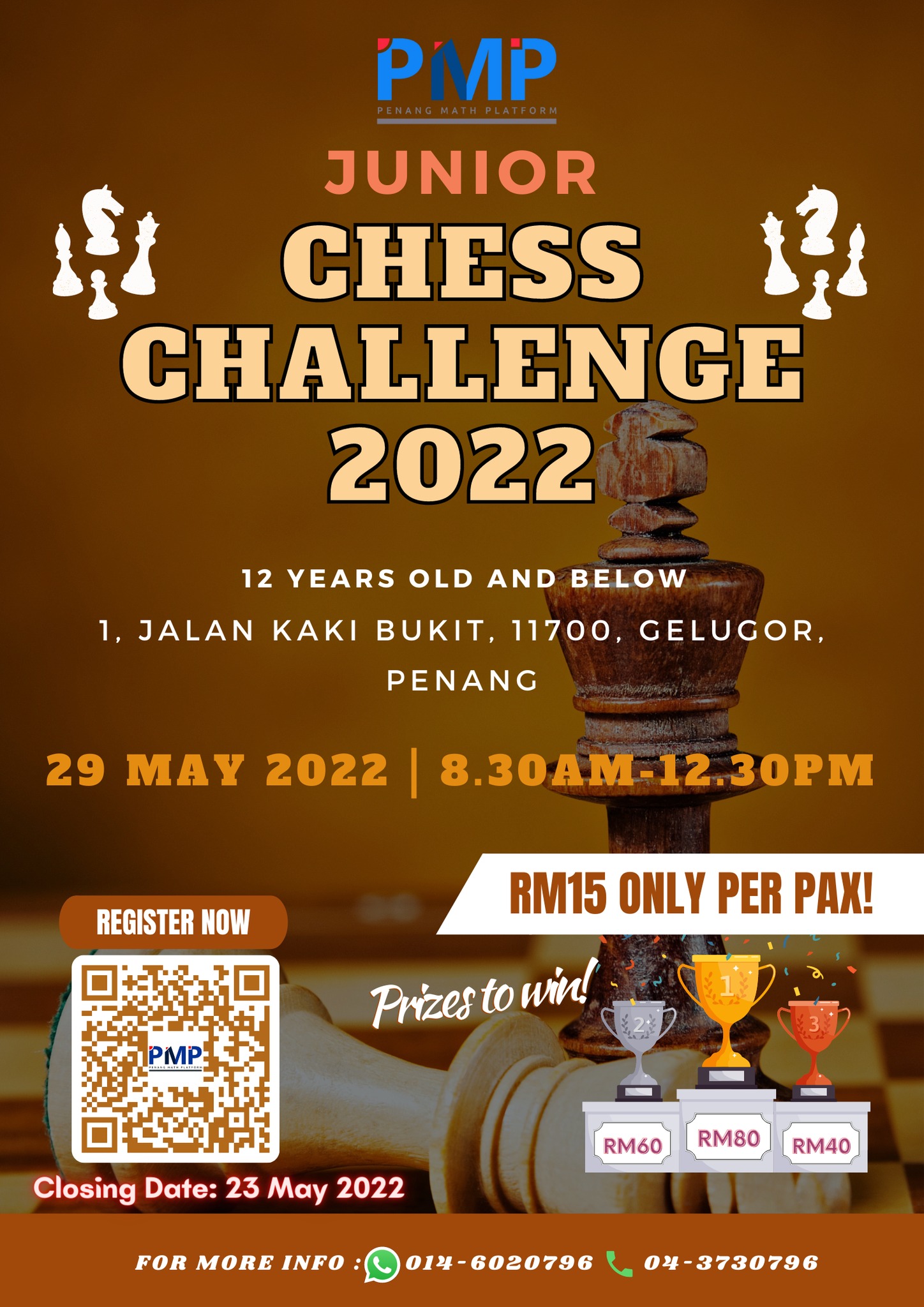 Junior Chess Tournament 2022 - Penang STEM